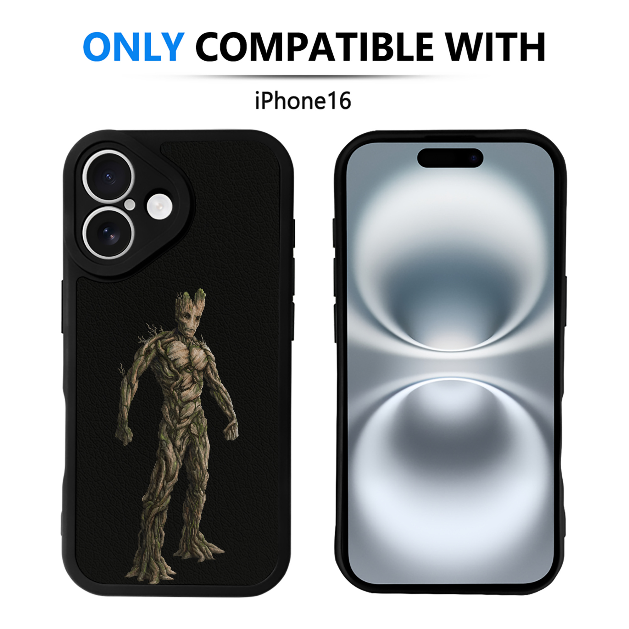 （画像用） アベンジャーズ The Avengers 【iPhone 16シリーズ対応】シリコンスマホケース（レザー調） 材質：シリコン